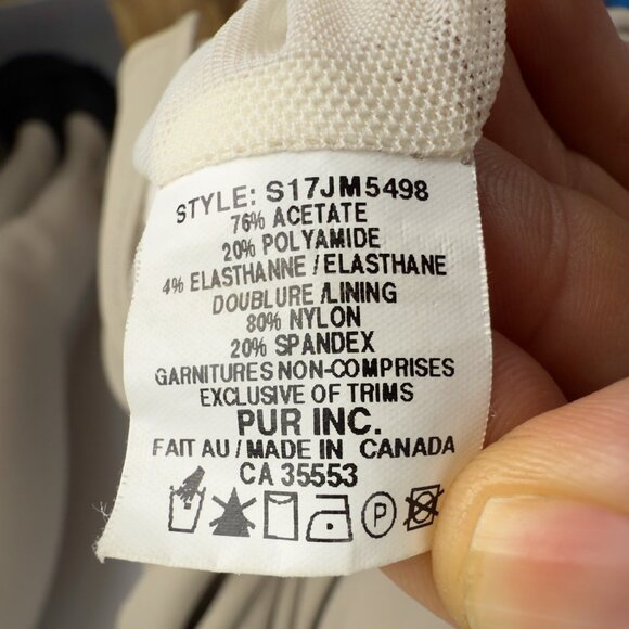 IRIS SETLAKWE Tie-waist Draped Minimalist‎ Office Transitional Tan Cream Dress M - Picture 7 of 8